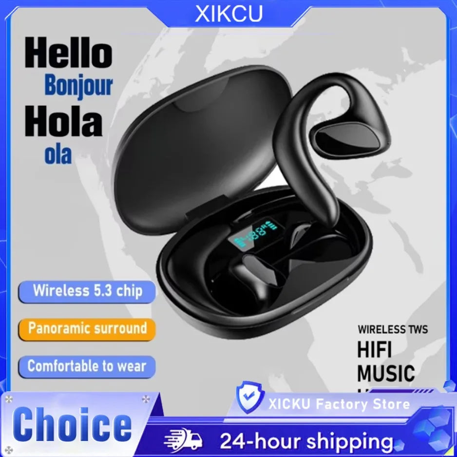 Intelligent M8 Language Translation Earplug 144 Language High-Precision Wireless Bluetooth Bidirectional Translation Equipment