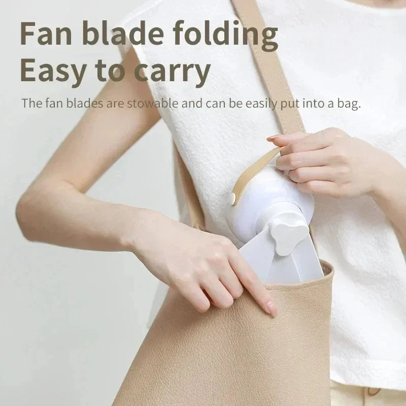 Portable Ceiling Fans Outdoor Camping Fan Tent Ventilator Cooler Rechargeable Electric Fan Remote Control LED Lighting Tripod