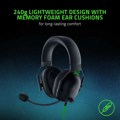 Blackshark V2 X Wired Esports Multi-Platform Headset, 3.5Mm, Black