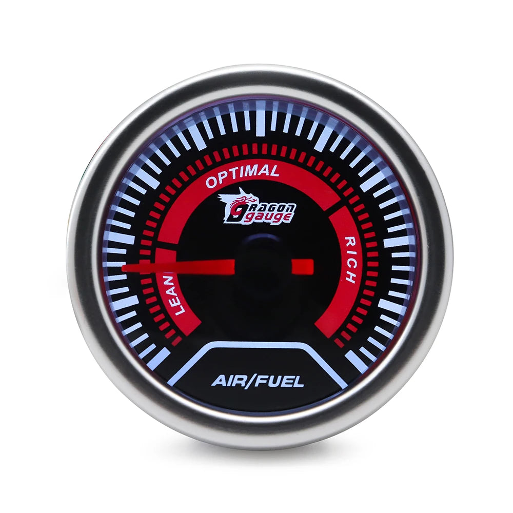 Boost/Water Temp/Oil Temp/Oil Press/Voltage/Tachometer/Air Fuel Ratio/Egt Gauge 52Mm Analog Led White Case+ 52MM Gauge Pods