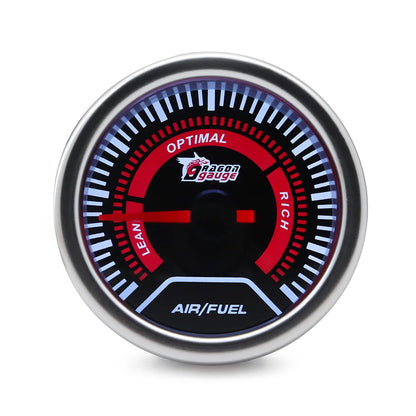 Boost/Water Temp/Oil Temp/Oil Press/Voltage/Tachometer/Air Fuel Ratio/Egt Gauge 52Mm Analog Led White Case+ 52MM Gauge Pods